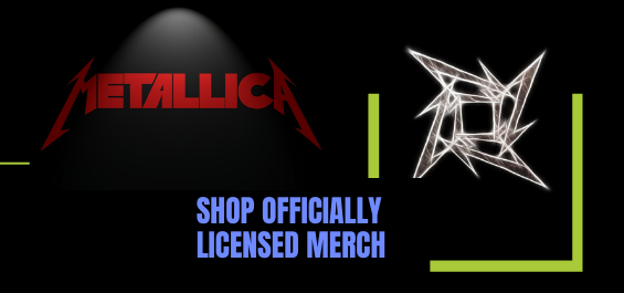 Metallica t-shirts are available at Rocker Tee