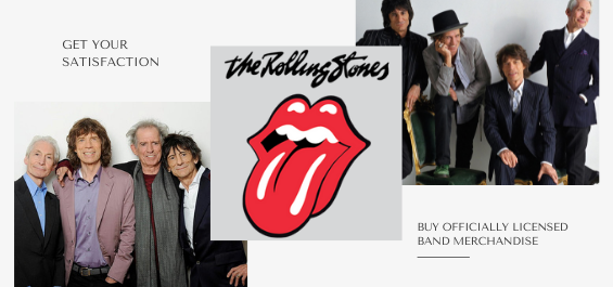 Officially licensed Rolling Stones t-shirts