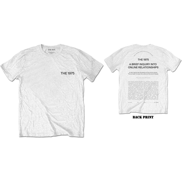 The 1975 Unisex Tee: ABIIOR Wecome Welcome (Back Print) (XX-Large)