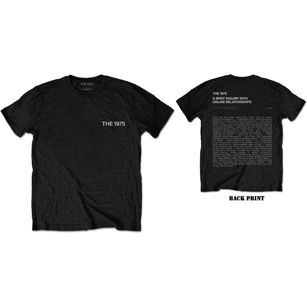 The 1975 Unisex Tee: ABIIOR Wecome Welcome Version 2. (Back Print) (XX-Large)