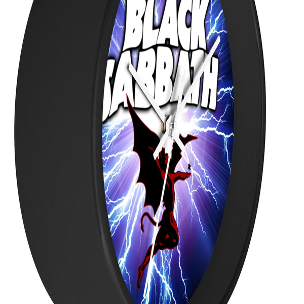 Black Sabbath Lighting Strikes Wall clock