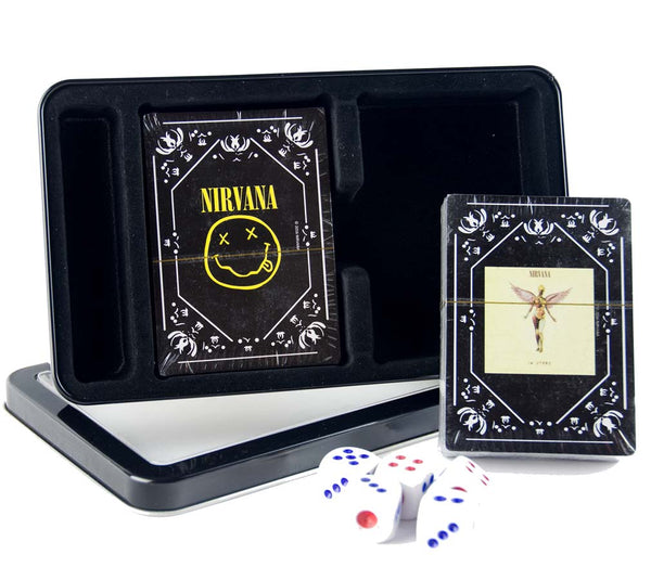 Nirvana In Utero and Smiley Dual Pack Playing Cards and Dice (2 Pack)