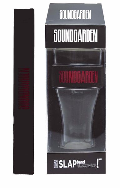 Soundgarden Red Logo Heavy Duty Slap Band Pint Glass