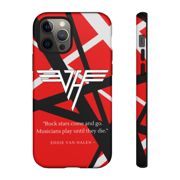 Eddie Van Halen "Rock Stars Come And Go" Phone Cases - Rocker Tee