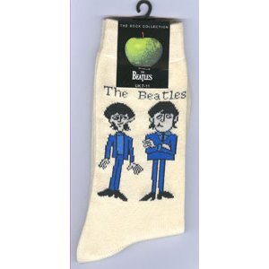 The Beatles Unisex Ankle Socks: Cartoon Standing 