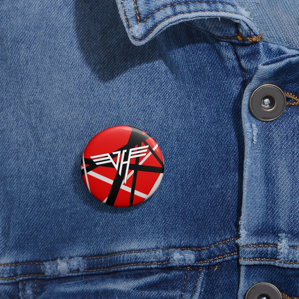 Van Halen Logo Pin Button - Rocker Tee