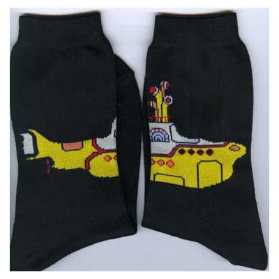 The Beatles Ladies Ankle Socks: Yellow Submarine 