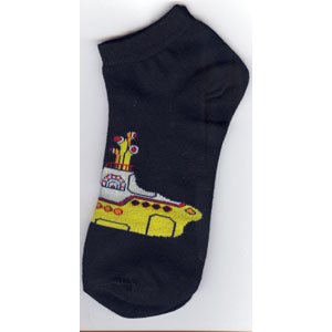 The Beatles Ladies Ankle Socks: Yellow Submarine 