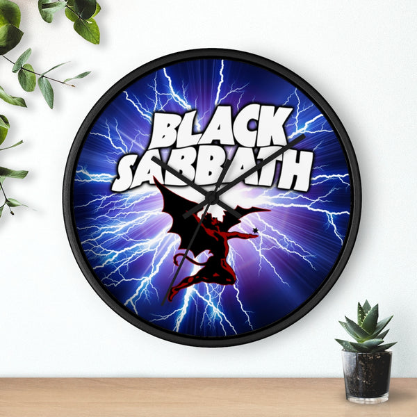 Black Sabbath Lighting Strikes Wall clock