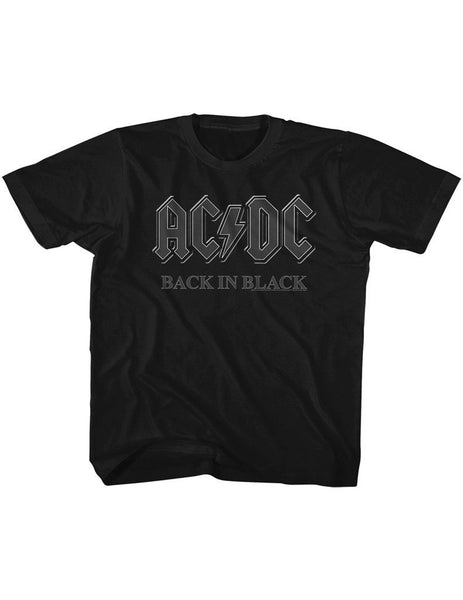 ACDC Back In Black toddler short sleeve tee