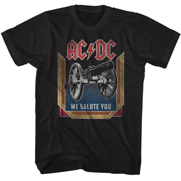 ACDC We Salute You, adult short sleeve tee.