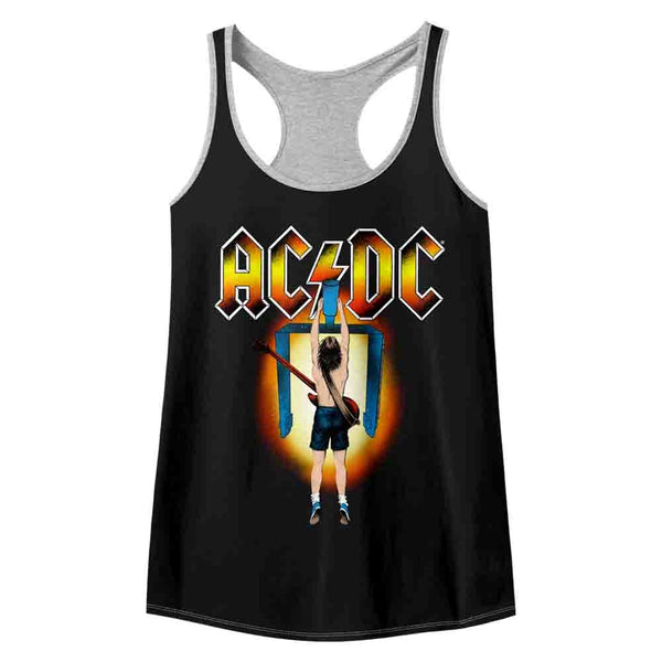ACDC Flick Of The Switch ladies racerback tank top.