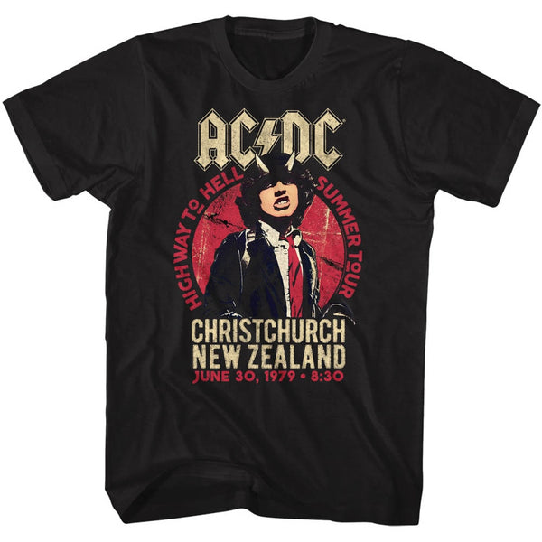 ACDC Christchurch New Zealand June 30th, 1979 adult short sleeve tee.