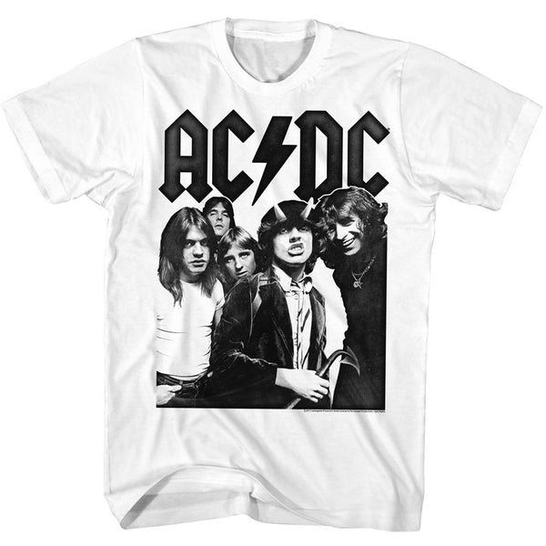 ACDC Highway To Hell album photo adult short sleeve tee.