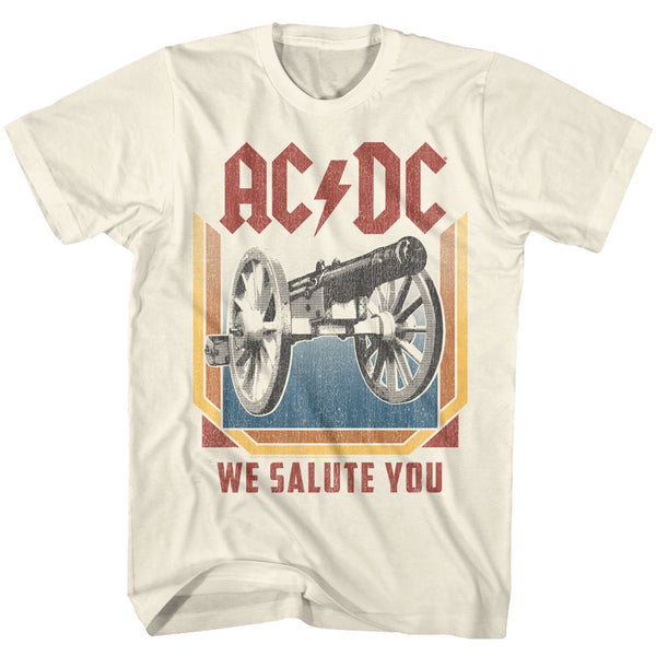 ACDC We Salute You adult short sleeve t-shirt.