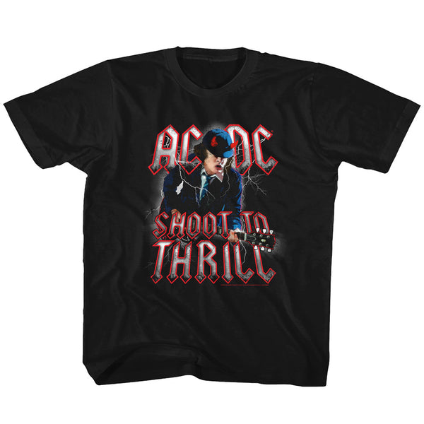  ACDC Shoot To Thrill youth short sleeve t-shirt.