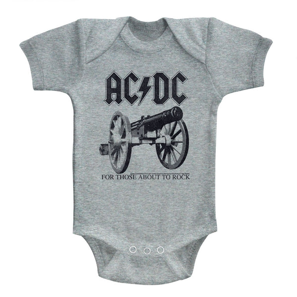 ACDC For Those About To Rock Newborn Bodysuit