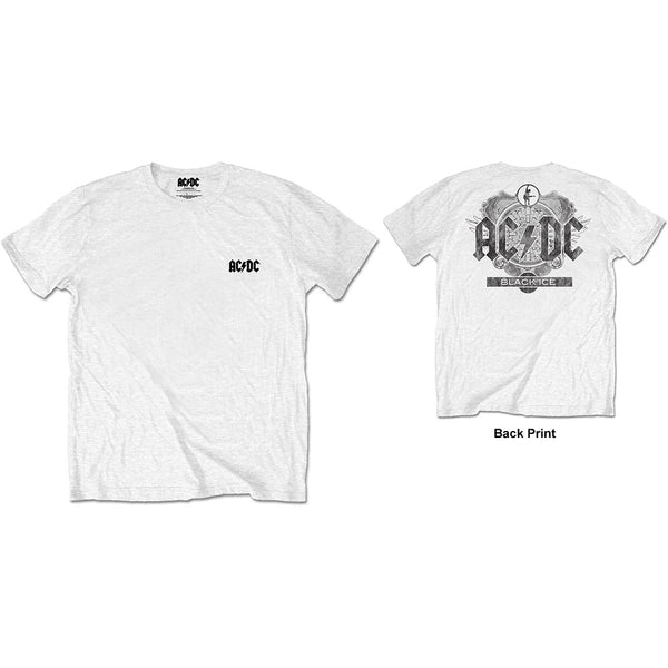 AC/DC Unisex Tee: Black Ice (Back Print/Retail Pack) (XX-Large)