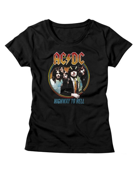 ACDC Highway To Hell Ladies Tee