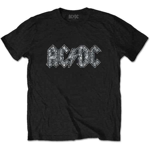 AC/DC Unisex Tee: Logo (Diamante) (XX-Large)