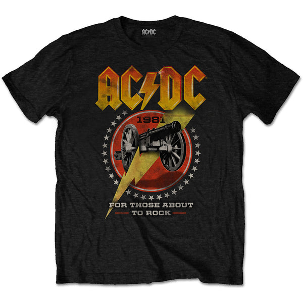 AC/DC Unisex Tee: For Those About To Rock 81 