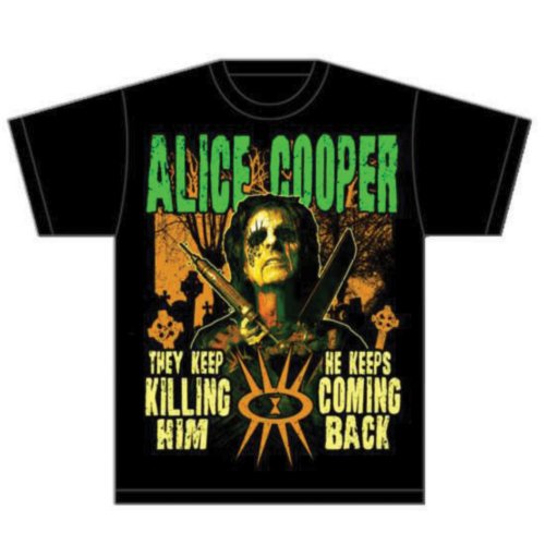 Alice Cooper Unisex Tee: Graveyard 