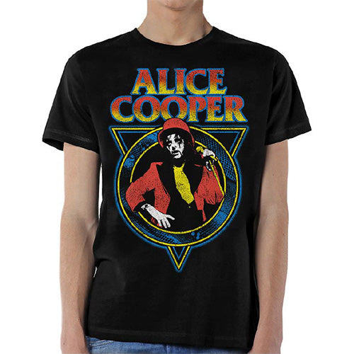 Alice Cooper Unisex Tee: Snake Skin 