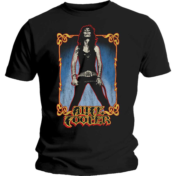 Alice Cooper Unisex Tee: Vintage Whip Washed 