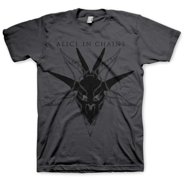 Alice In Chains Unisex Tee: Black Skull 