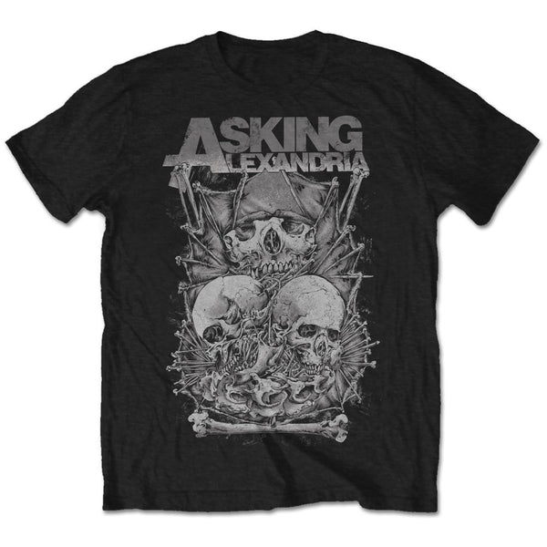 Asking Alexandria Unisex Tee: Skull Stack 