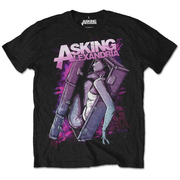 Asking Alexandria Unisex Tee: Coffin Girl  