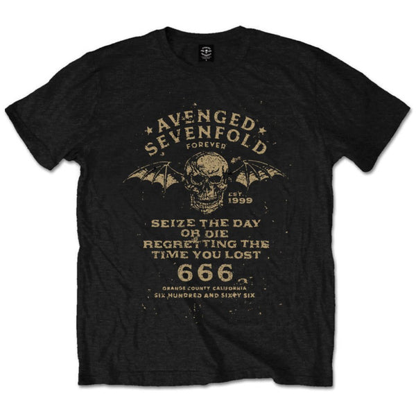 Avenged Sevenfold Unisex Tee: Seize the Day (XXX-Large)