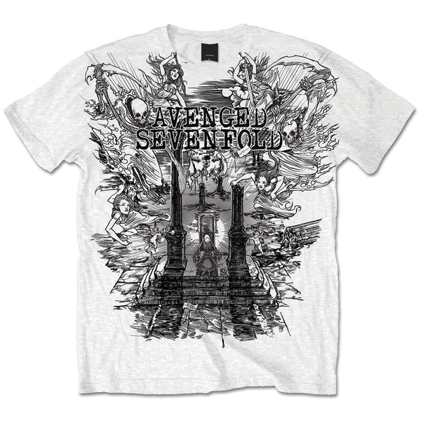 Avenged Sevenfold Unisex Tee: Land of Cain (XX-Large)