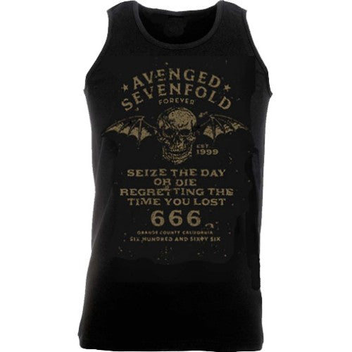 Avenged Sevenfold Unisex Vest Tee: Seize the Day (X-Large)