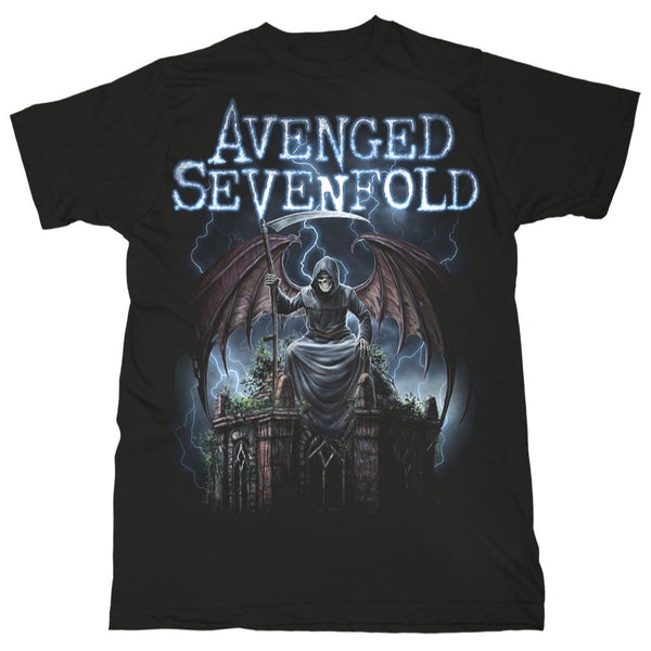 Avenged Sevenfold Reaper On Gate T-Shirt is available at Rocker Tee