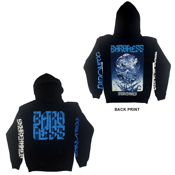 Baroness Unisex Pullover Hoodie: Broken Halo (Ex-Tour/Back Print) (Large)