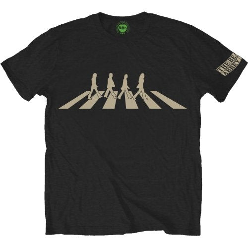 The Beatles Unisex Tee: Abbey Road Silhouette 