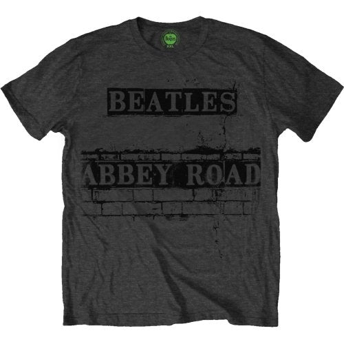 The Beatles Unisex Tee: Abbey Road Sign 