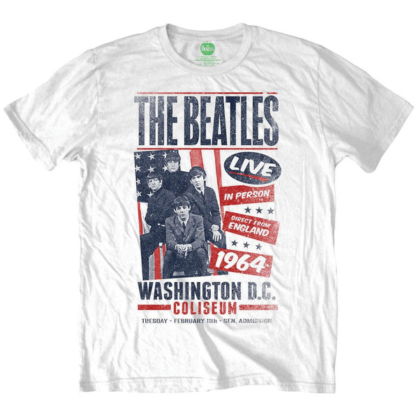 The Beatles Unisex Tee: Coliseum Poster 