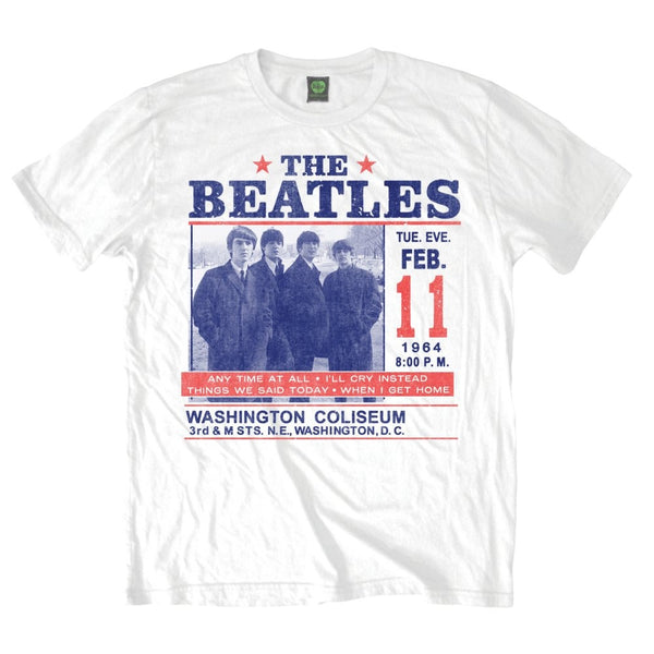 The Beatles Unisex Tee: Washington Coliseum 