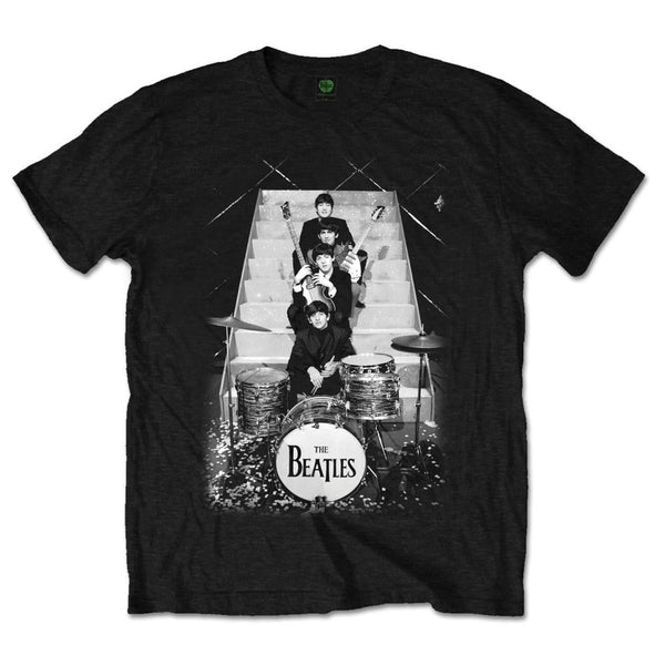 The Beatles Unisex Tee: Stage Stairs 