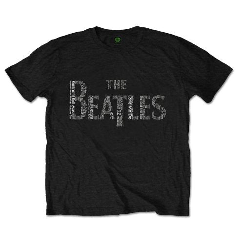 The Beatles Unisex Tee: Drop T Songs 