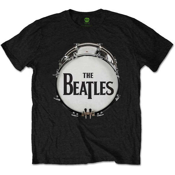 The Beatles Unisex Tee: Original Drum Skin 