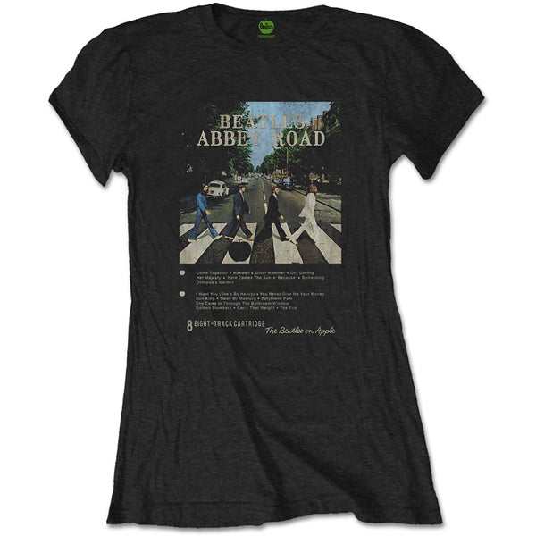 The Beatles Ladies Tee: Abbey Road 8 Track 