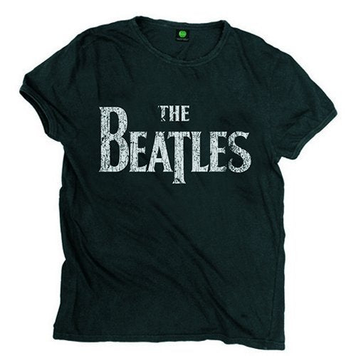 The Beatles Unisex Premium Tee: Drop T Logo Vintage 