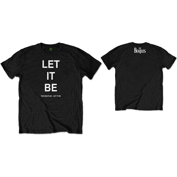 The Beatles Unisex Tee: Let It Be (Back Print) 