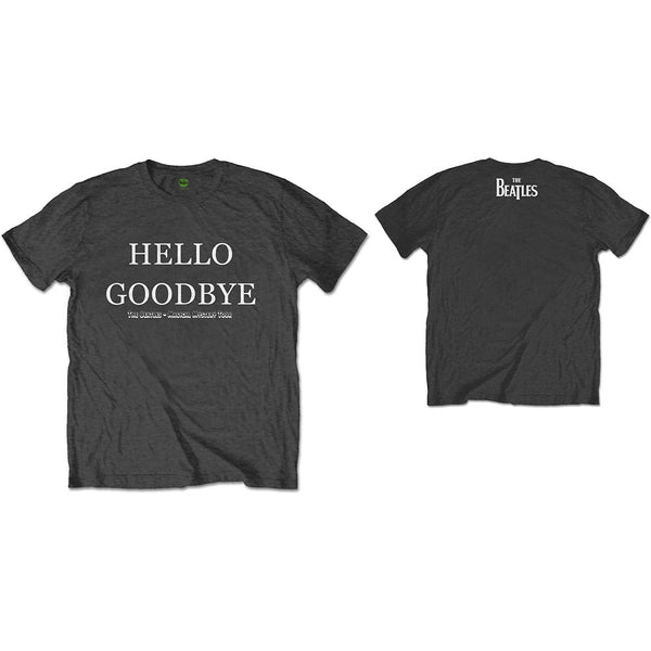 The Beatles Unisex Tee: Hello, Goodbye (Back Print) 