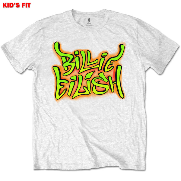 Billie Eilish Kids Tee: Graffiti (13 - 14 Years)