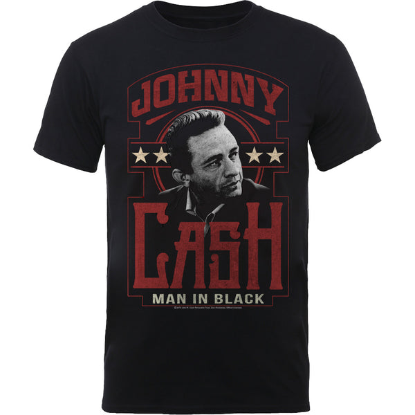 Johnny Cash Unisex Tee: Man In Black (XX-Large)