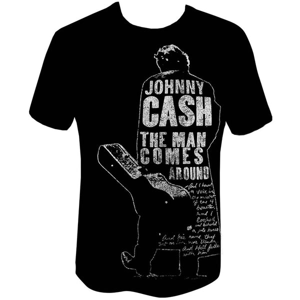 Johnny Cash Unisex Tee: Man Comes Around (XX-Large)